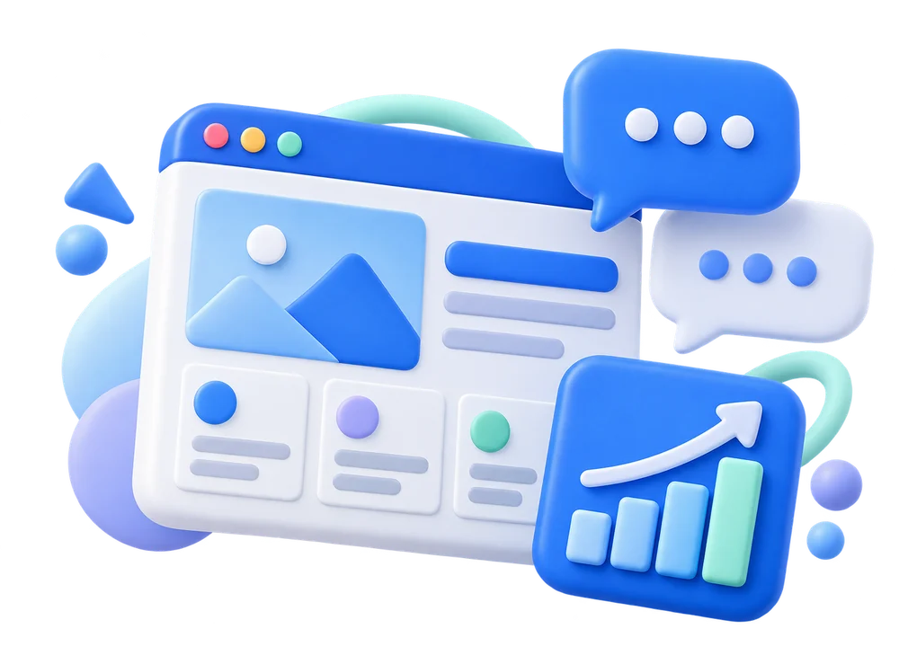 Global Marketing 3D 插画